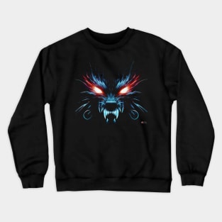 Wolf in the Night by focusln Crewneck Sweatshirt